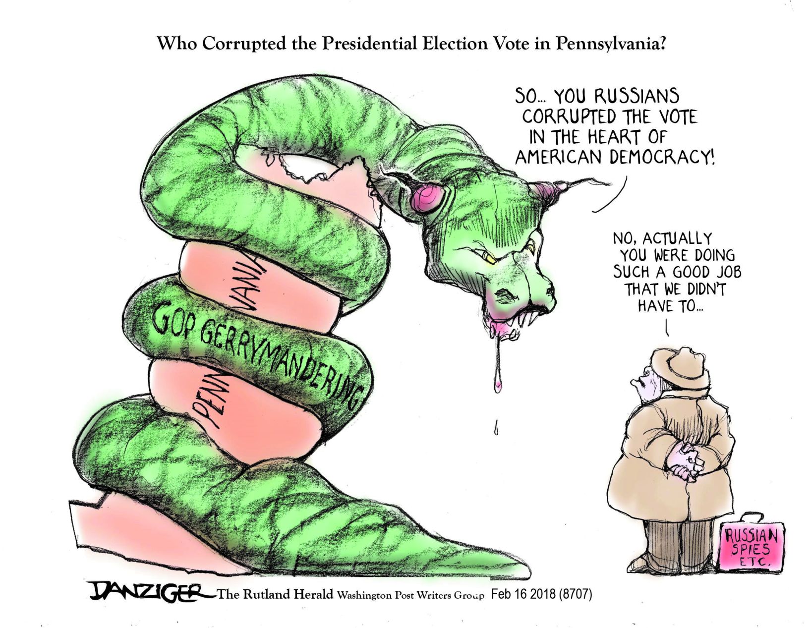 Jeff Danziger cartoon